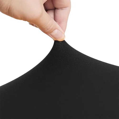 Vista 6 de PTC21B - Juego de 6 manteles elásticos de 6 pies, color negro, rectangular, ajustable, lavable, de elastano, para fiestas, bodas, cócteles