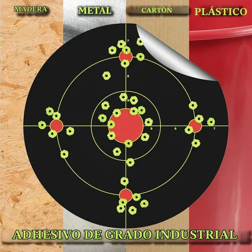 Vista 3 de Splatterburst Targets -Objetivos de disparo autoadhesivos de 12 pulgadas para pegar y salpicar - Pistola - Rifle - Pistola - Airsoft - Pistola BB