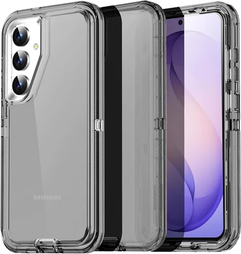 Vista 14 de AICase Funda transparente 3 en 1 para Samsung Galaxy S26, resistente protección contra caídas, cuerpo completo, a prueba de golpes, a prueba