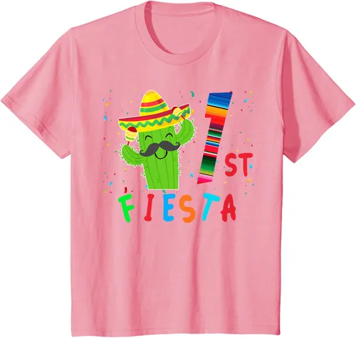 Vista 91 de Camiseta mexicana para fiesta temática de cumpleaños a juego, Negro, S