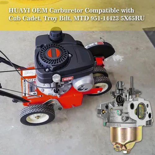 Vista 6 de fullas Huayi 951-14423 Carburador para motores Cub Cadet LE100 SC100 SC300 SC500 ST100, Troy Bilt TB105 TB120 TB220 TB115 TB270, MTD RM120 RM210