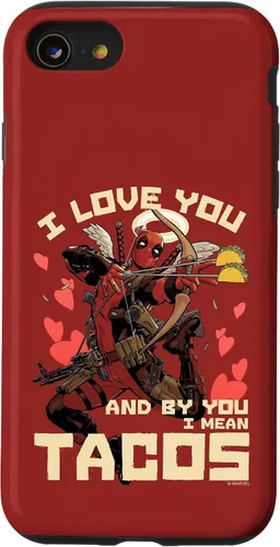 Vista 38 de Marvel Deadpool I Love You and by You I Mean Tacos - Carcasa para iPhone 17