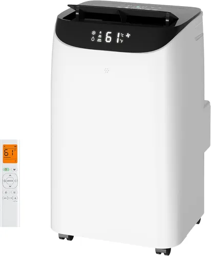 Vista 10 de Aire acondicionado portátil de 12,000 BTU que enfría hasta 500 pies cuadrados, unidad de CA portátil 3 en 1 de eficiencia energética con control