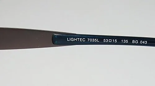 Vista 7 de Lightec By Morel 7035l - Bisagras de resorte para hombre y mujer, diseño de borde completo, azul