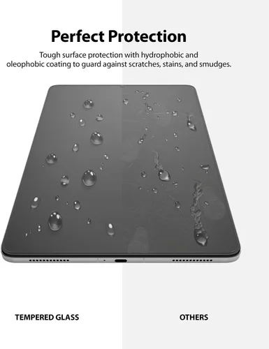 Vista 7 de Ringke Protector de pantalla de vidrio templado compatible con Xiaomi Pad 5 / Xiaomi Pad 5 Pro (11 pulgadas) Película protectora de vidrio