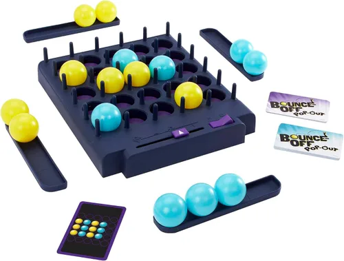 Vista 2 de Mattel Games Juego de fiesta desplegable para familia, adolescentes, adultos y noche de juego, las pelotas van volando, no requiere