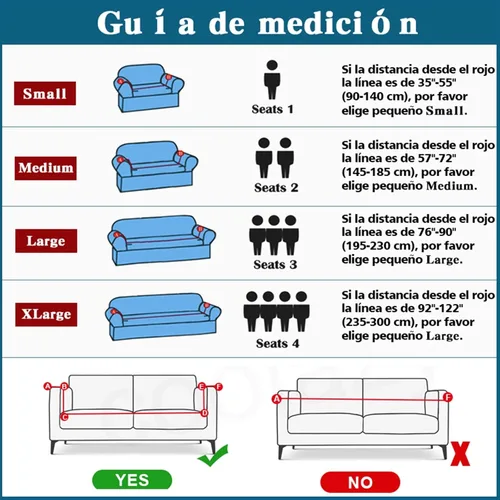 Vista 5 de MIPOPS Funda de sofá, funda de sofá elástica para sofá seccional, protector de muebles para muebles, sofás para mascotas, niños, perros y gatos Rojo
