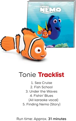 Vista 5 de Tonies Nemo Toy Figure Audio Play Personaje de Disney Pixar Buscando a Nemo
