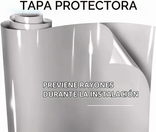 Vista 5 de VViViD+ Vinilo Gris Tiza Claro Ultra Brillante (1 pie x 5 pies)