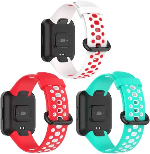 Vista 16 de Senter Correa de repuesto deportiva de silicona suave para reloj inteligente Redmi Watch 2 Lite 10 pzas