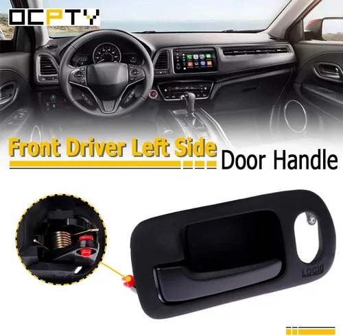 Vista 2 de OCPTY Manija de puerta Interior delantera izquierda del lado del conductor de repuesto para Honda Civic 2002-2005 para Honda Civic Manija de puerta