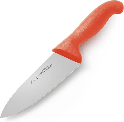 Vista 32 de CURTA Cuchillo de chef de grado comercial de 6 pulgadas, certificado NSF, ergonómico, mango negro antideslizante, hoja forjada de acero inoxidable