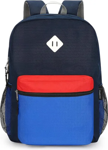 Vista 7 de Mochila para niños pequeños STEAMEDBUN para niños y niñas, mochila escolar para niños pequeños, Negro, 15 pulg., pequeña, Classic
