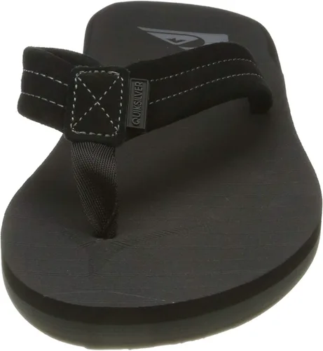 Vista 4 de Quiksilver Men's Carver Suede 3 Point Flip Flop Athletic Sandal