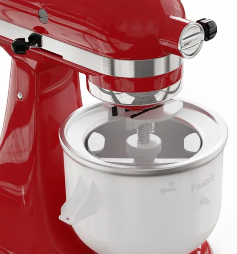 Vista 3 de Piezas de repuesto para máquina de helados Kitchenaid mezclador accesorio para máquina de helados – Reemplazo de montaje de accionamiento