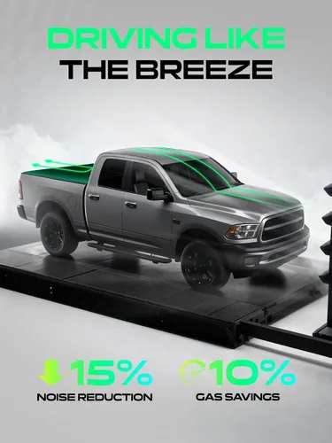 Vista 5 de YHTAUTO - Cubierta enrollable suave para caja de camioneta Toyota de 5.5 pies Compatible with Tundra 2014-2021, 5'6""(66.7"") Bed All Weather