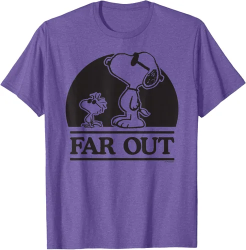Vista 4 de Peanuts Woodstock 50th Anniversary Far Out Snoopy - Camiseta Blanco