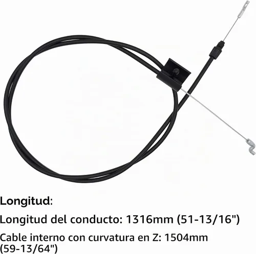 Vista 2 de 1101366MA Cable S-Cable de parada del motor del cortacésped 1101366 Compatible con cortacésped Briggs and Stratton Murray de 22 pulgadas