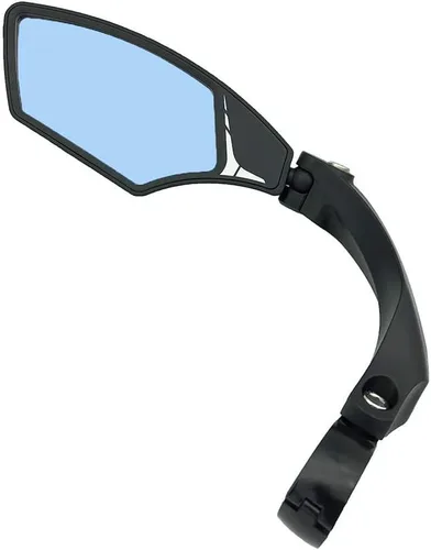 Vista 7 de Hafny Nuevo espejo de bicicleta para manillar, HD resistente a explosiones, cristal transparente seguro, espejo retrovisor giratorio ajustable
