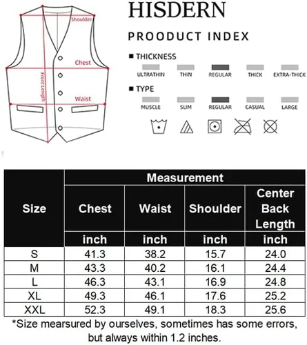 Vista 6 de COOFANDY Chaleco de traje de negocios para hombre, chaleco de vestir casual, chaleco ajustado