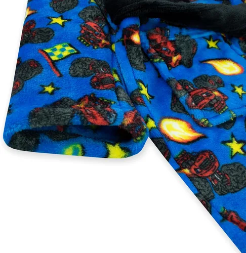 Vista 8 de Blaze Bata de baño para niños y The Monster Machines Monster Truck Boys Batas para niños Tallas 3T a 8