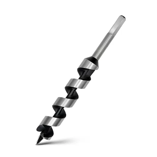 Vista 14 de Broca helicoidal de 0.94 x 11.8 pulgadas para madera, broca helicoidal con vástago hexagonal para madera blanda, madera dura, plástico
