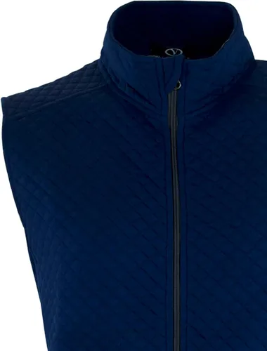 Vista 3 de Vantage Apparel Chaleco acolchado con cremallera completa para hombre
