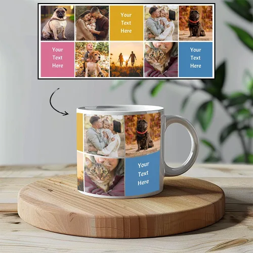Vista 5 de Taza personalizada – Taza de café personalizada – Taza personalizada con imágenes, nombres, texto, fotos, logotipos – 11, 15 y 20 onzas con opciones