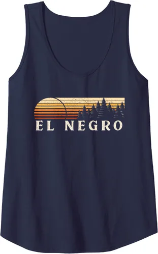 Vista 11 de El Negro, PR Vintage Evergreen Sunset Eighties Retro Tank Top