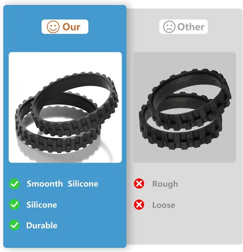 Vista 3 de Llantas de repuesto para Irobot Roomba para ruedas Series 500, 600, 700, 800 y 900 e5 e6 e7 i3 i3+ i4 i6 i6+ i7 i8 j7, para todos los modelos IROBOT