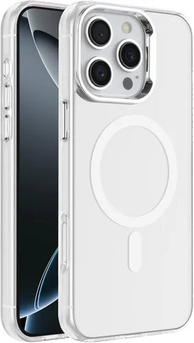 Vista 8 de S. Tedazo Funda magnética para iPhone 7/8 Plus (5.5 pulgadas) compatible con MagSafe, [no amarillenta] delgada, a prueba de golpes, funda para Negro