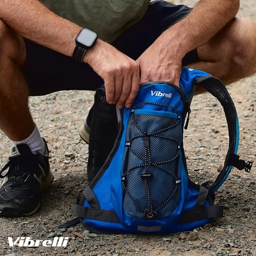 Vista 5 de Vibrelli Hydration Backpack & 2L Hydration Bladder - High Flow Bite Valve - Hydration Pack for Cycling, Running, Hiking