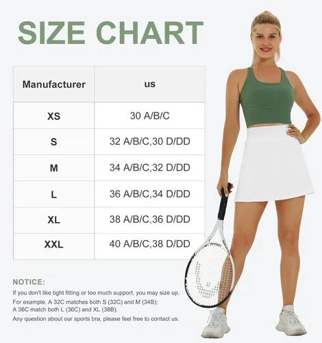 Vista 6 de Heathyoga High Impact Sports Bras for Women High Support Padded Sports Bra Longline Workout Bras for Women Strappy Yoga Bra