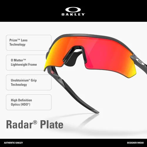 Vista 3 de Oakley Gafas de sol rectangulares unisex Oo9487 Holbrook Xxl Gris/Rubí Prizm