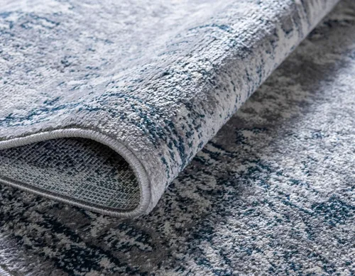 Vista 9 de Unique Loom Sumter Collection Edmunds - Alfombra de área (2 pies x 6 pies, gris/marfil)