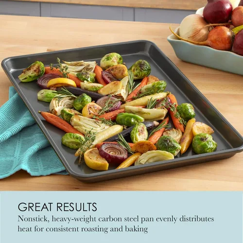 Vista 4 de Chicago Metallic Professional Non-Stick Cooking/Baking Sheet, 17-Inch-by-12.25-Inch (Pack of 12)