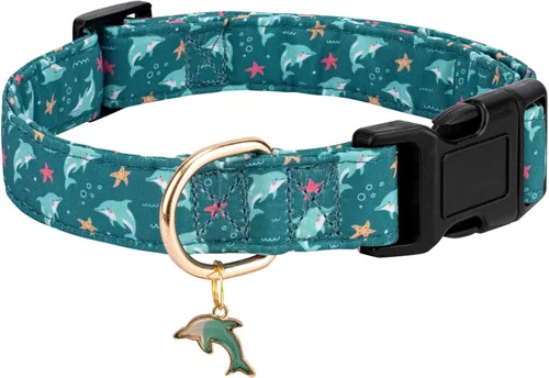 Vista 15 de Collares de perro personalizados, collares ajustables para cachorros con hebilla de seguridad para perros pequeños, medianos y grandes, collar