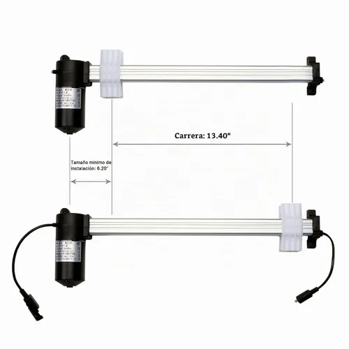 Vista 4 de Fruhdi Motor reclinable eléctrico Mulin modelo ML18D06 ML18-005 Kit de reemplazo de actuador para sillas elevadoras de sofá eléctrico