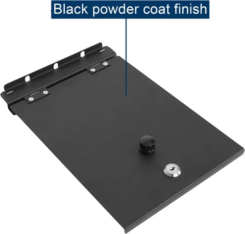 Vista 9 de Hooke Road F150 Caja de seguridad segura para consola de almacenamiento adicional compatible con Ford F-150 09-14 con consola central de flujo