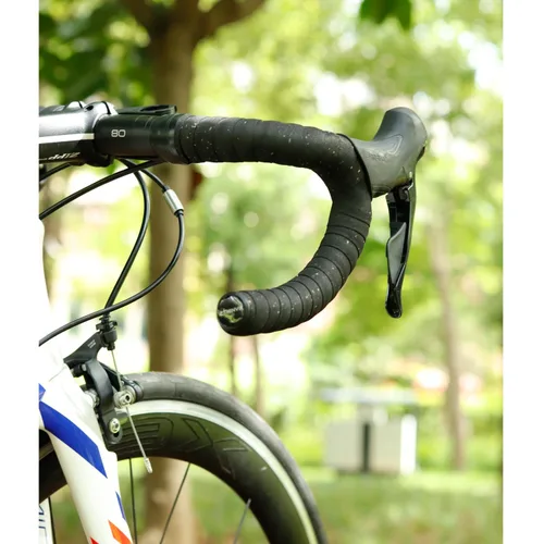 Vista 4 de Thinvik Cinta de corcho EVA para manillar de bicicleta, cinta de barra de bicicleta ecológica, envolturas antideslizantes para mango de ciclismo
