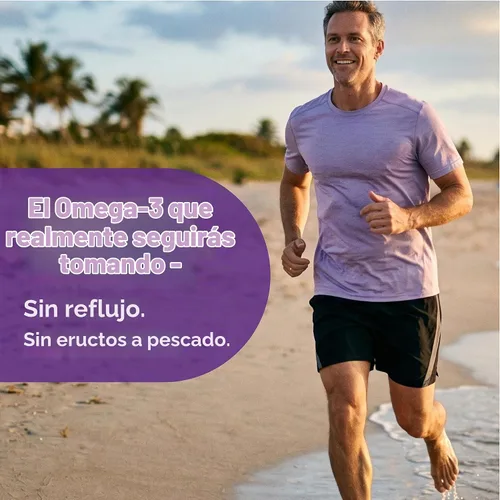 Vista 5 de 21st Century Aceite de pescado 1200 mg cápsulas blandas con revestimiento entérico, 90 unidades Omega-3 Fish Oil 1200 mg with 360 mg EPA & DHA