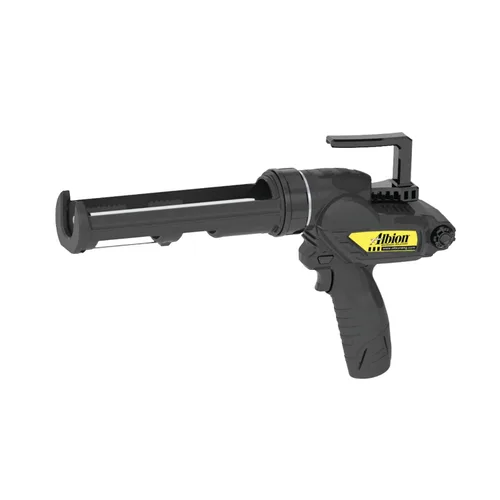 Vista 7 de Albion Engineering E12Q B-Line - Pistola de calafateo de cartucho inalámbrica, sin goteo, 12 V, 1 cuarto de galón