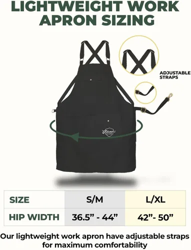 Vista 3 de FARMER'S DEFENSE Lightweight Garden Apron with Canvas Pockets