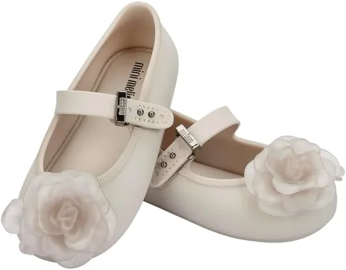 Vista 5 de mini melissa Pétalos de bailarina suaves con correa para niñas