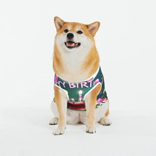 Vista 20 de Chaqueta clásica de ansiedad para perros, ropa cómoda para mascotas para gatos y perros, abrigo solar de corazón de dibujos animados para perros