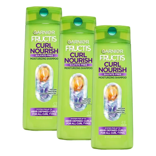 Vista 13 de Champú Garnier Fructis para cabellos rizados (12,5 fl oz)