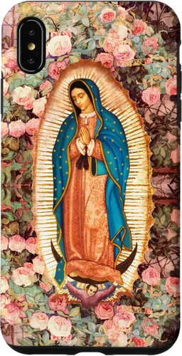 Vista 11 de Lady of Guadalupe - Carcasa para iPhone 17, diseño de flores rosadas