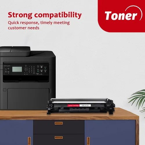 Vista 5 de Cartucho de tóner negro 051H de alta capacidad (paquete de 2) – Vsenk compatible con CRG051H 051H 051H Reemplazo de tóner para Canon 051H Toner