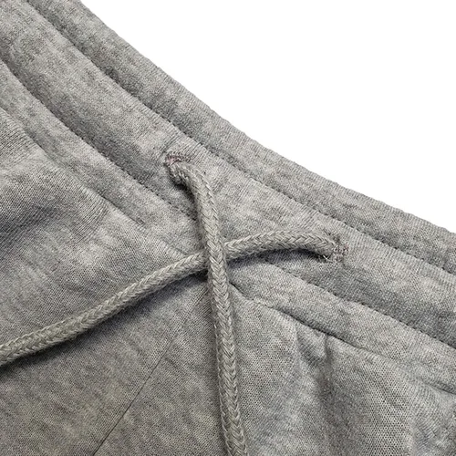 Vista 2 de Nituyy Pantalones deportivos de cintura elástica para mujer, pantalones casuales fruncidos con bolsillos y parte inferior apilada