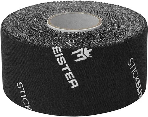 Vista 2 de Meister StickElite - Cinta deportiva porosa profesional, 15 yardas x 1.5 pulgadas, color negro, 1 rollo